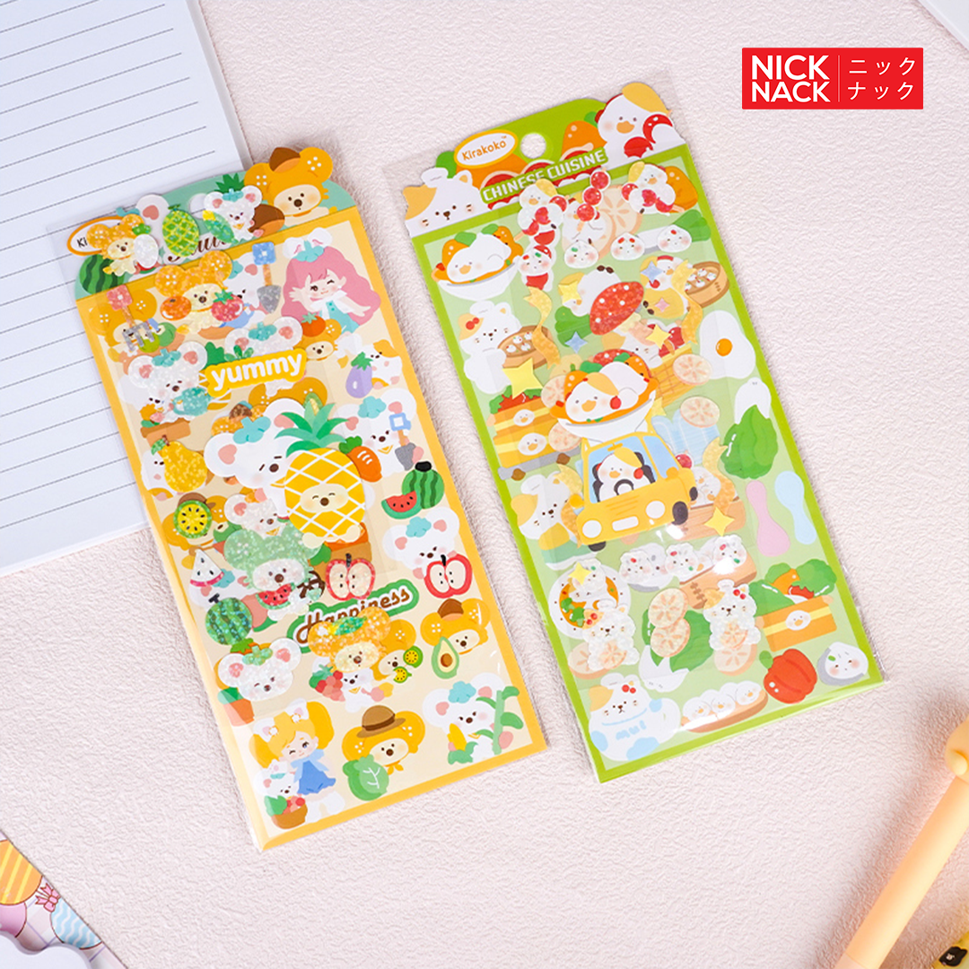 Farm Party Stickers Set 3 Sheets – NICKNACK-SL