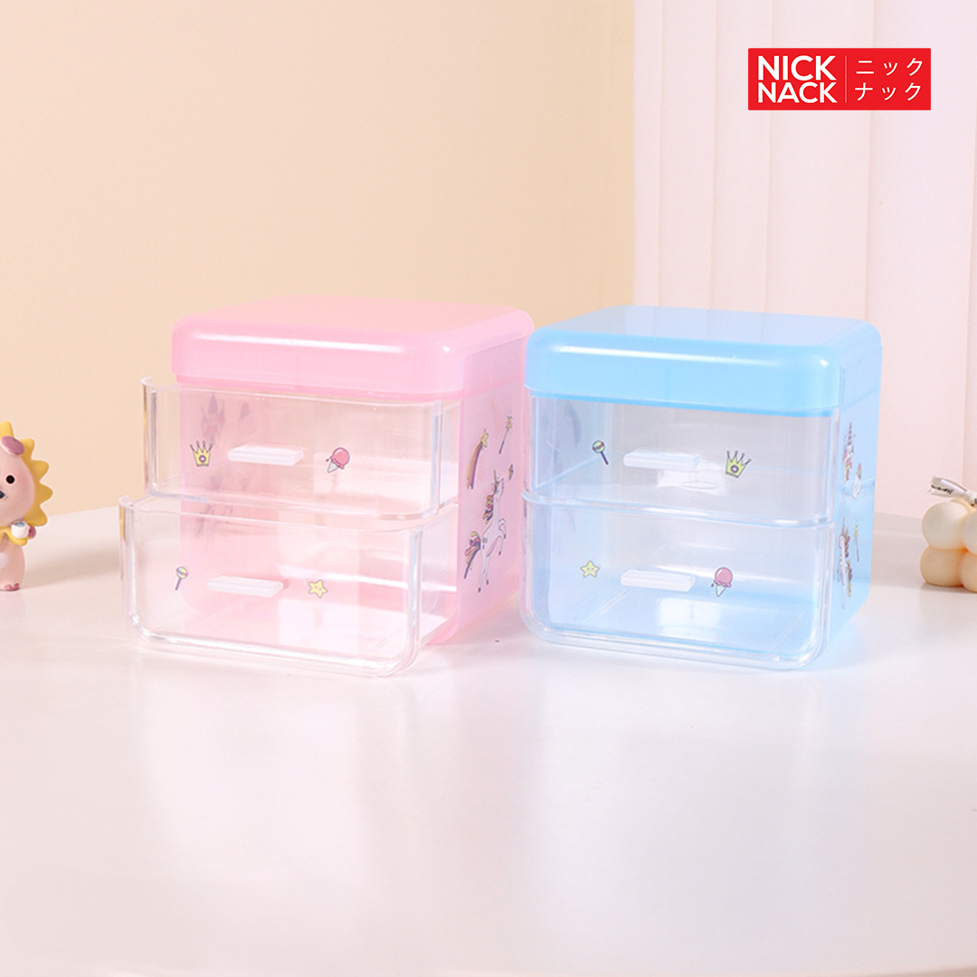 DIY Sticker Flap Drawer Plastic Storage Box – NICKNACK-SL