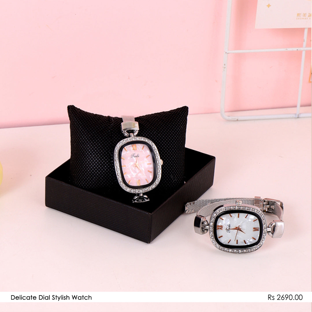 Delicate Dial Stylish Watch – NICKNACK-SL
