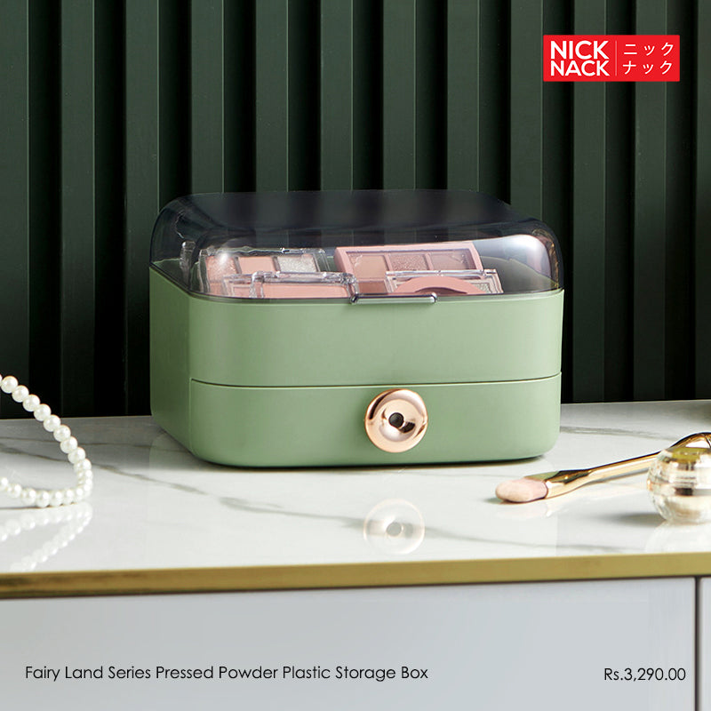 Nick Nack Fairy Land Series Pressed Powder Plastic Storage Box ...