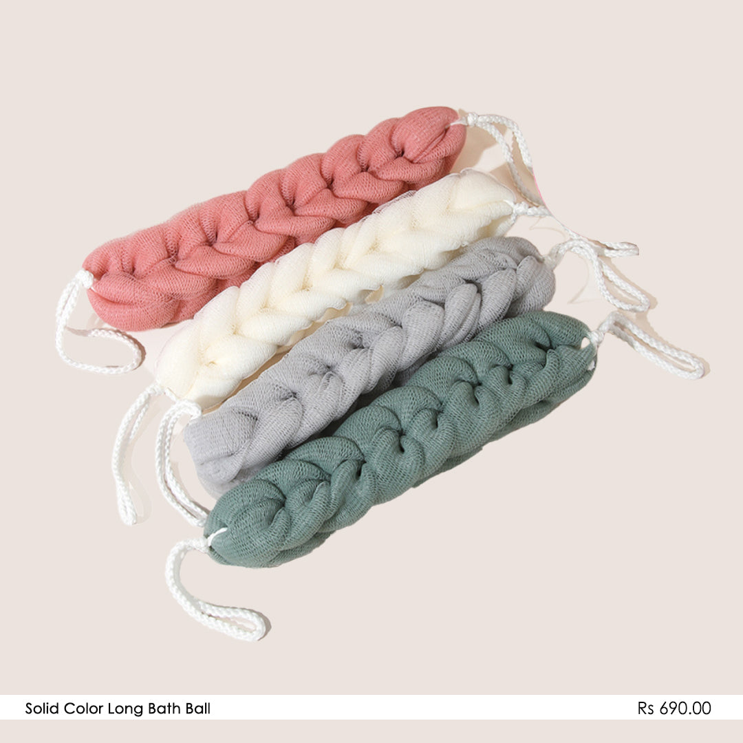 Solid Color Long Bath Ball – NICKNACK-SL